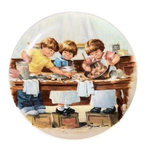 The Taste Test Knowles Plate 1986 by Jeanne Downs Bradex No. 9896A Vintage